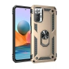 Durukar®   Redmi Note 10 Pro Kılıf Sofya Yüzüklü Silikon Kapak - Gold