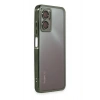 Durukar®   Redmi Note 11E Kılıf  Lensli Silikon - Yeşil
