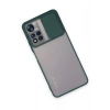 Durukar® Redmi Note 11T Case Palm Frosted Camera Sliding Silicone - Green