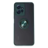 Durukar®   Redmi Note 12 4G Kılıf Montreal Yüzüklü Silikon Kapak - Yeşil