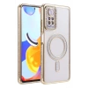 Durukar®   Redmi Note 12 Pro 4G Joke Simli Magneticsafe Kılıf - Gold