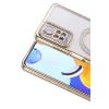 Durukar®   Redmi Note 12 Pro 4G Joke Simli Magneticsafe Kılıf - Gold