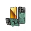 Durukar®   Redmi Note 13 4G Kılıf Joy Lens Standlı Kapak - Koyu Yeşil