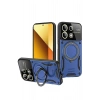 Durukar®   Redmi Note 13 4G Kılıf Joy Lens Standlı Kapak - Lacivert