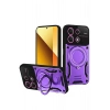 Durukar®   Redmi Note 13 4G Kılıf Joy Lens Standlı Kapak - Mor
