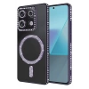 Durukar®   Redmi Note 13 Pro 4G Joke Simli Magneticsafe Kılıf - Derin Mor