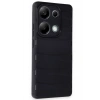 Durukar®   Redmi Note 13 Pro 4G Kılıf Bibercas Silikon Kapak - Siyah