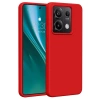 Durukar®   Redmi Note 13 Pro 4G Kılıf First Silikon - Kırmızı