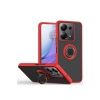 Durukar®   Redmi Note 13 Pro 5G Kılıf Montreal Yüzüklü Silikon Kapak - Kırmızı