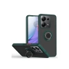 Durukar®   Redmi Note 13 Pro 5G Kılıf Montreal Yüzüklü Silikon Kapak - Yeşil