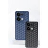 Durukar®   Redmi Note 13 Pro 5G Kılıf Petek Silikon Kapak - Siyah