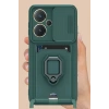 Durukar®   Redmi Note 13 Pro Plus Kılıf Zuma Kartvizitli Yüzüklü Silikon - Pembe
