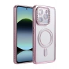 Durukar®   Redmi Note 14 4G Joke Simli Magneticsafe Kılıf - Pembe
