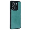 Durukar®   Redmi Note 14 4G Kılıf Aras Deri Kapak - Açık Yeşil