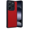 Durukar®   Redmi Note 14 4G Kılıf Aras Deri Kapak - Kırmızı