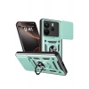 Durukar®   Redmi Note 14 4G Pars Lens Yüzüklü Silikon - Yeşil