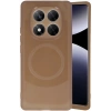 Durukar®   Redmi Note 14 Pro 4G Kılıf Maya Karbon Kapak - Kahverengi