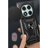 Durukar®   Redmi Note 14 Pro 4G Kılıf Pars Lens Yüzüklü Silikon - Yeşil