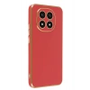 Durukar®   Redmi Note 14 Pro 4G Kılıf Volet Silikon - Kırmızı