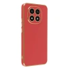 Durukar®   Redmi Note 14 Pro 4G Kılıf Volet Silikon - Kırmızı