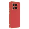 Durukar®   Redmi Note 14 Pro 4G Kılıf Volet Silikon - Kırmızı