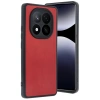 Durukar®   Redmi Note 14 Pro 5G Kılıf Aras Deri Kapak - Kırmızı