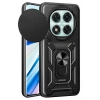 Durukar®   Redmi Note 14 Pro 5G Kılıf Pars Lens Yüzüklü Silikon - Siyah