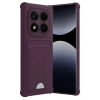 Durukar®   Redmi Note 14 Pro Plus Kelvin Kartvizitli Silikon - Derin Mor
