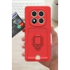Durukar®   Redmi Note 14 Pro Plus Kılıf Zuma Kartvizitli Yüzüklü Silikon - Pembe
