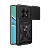 Durukar®   Redmi Note 15 4G Pars Lens Yüzüklü Silikon - Siyah
