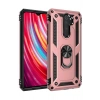 Durukar®   Redmi Note 8 Pro Kılıf Sofya Yüzüklü Silikon Kapak - Rose