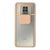 Durukar®   Redmi Note 9 Pro Kılıf Palm Buzlu Kamera Sürgülü Silikon - Pembe