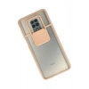 Durukar®   Redmi Note 9 Pro Kılıf Palm Buzlu Kamera Sürgülü Silikon - Pembe