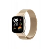Durukar®   Redmi Watch 3 Metal Mıknatıslı Kordon - Metalik Gold