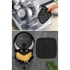 Durukar® Renkli Isıya Dayanıklı Yıkanılabilir Silikon Fırın Ve Airfryer Kare Pişirme Matı 21,5 Cm