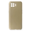 Durukar®   Reno 4 Lite Kılıf First Silikon - Gold