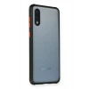 Durukar®  Samsung Galaxy A02 Kılıf Miami Şeffaf Silikon - Siyah