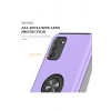 Durukar®  Samsung Galaxy A02S Kılıf Elit Yüzüklü Kapak - Mor