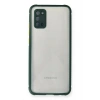 Durukar®  Samsung Galaxy A02S Kılıf Miami Şeffaf Silikon - Koyu Yeşil
