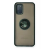 Durukar®  Samsung Galaxy A02S Kılıf Montreal Yüzüklü Silikon Kapak - Yeşil