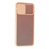 Durukar®  Samsung Galaxy A02S Kılıf Palm Buzlu Kamera Sürgülü Silikon - Pembe