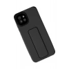 Durukar®  Samsung Galaxy A03 Kılıf Mega Standlı Silikon - Siyah