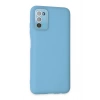 Durukar®  Samsung Galaxy A03S Kılıf Lansman Glass Kapak - Mavi