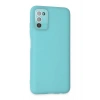 Durukar®  Samsung Galaxy A03S Kılıf Lansman Glass Kapak - Turkuaz