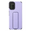 Durukar®  Samsung Galaxy A03S Kılıf Mega Standlı Silikon - Lila