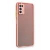 Durukar®  Samsung Galaxy A03S Kılıf Montreal Silikon Kapak - Pembe