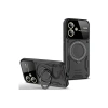 Durukar®  Samsung Galaxy A06 Kılıf Joy Lens Standlı Kapak - Siyah