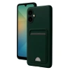 Durukar®  Samsung Galaxy A06 Kılıf Kelvin Kartvizitli Silikon - Koyu Yeşil
