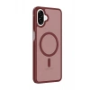 Durukar®  Samsung Galaxy A07 4G Jota Magsafe Kapak - Bordo