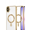 Durukar®  Samsung Galaxy A07 4G Kross Magneticsafe Kapak - Gold
